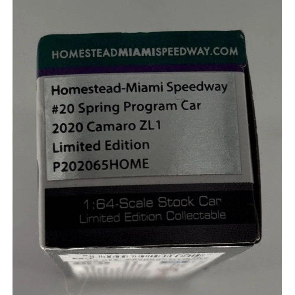 2020 Homestead Miami Speedway #20 Spring Program Car Camaro ZL1 1:64 Lionel